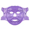 Máscara de Gelo com Contas de PVC Pelúcia Personalizada pelo Fabricante Máscara de Compressa Quente e Fria Adesivo de Gelo Velcro Ajustável
