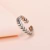 Anillo trenzado estilo plata tailandesa para mujer estudiante anillo abierto tejido simple joyería retro personalizada de celebridad de internet venta al por mayor
