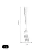 Conjunto de Talheres para Mesa de Aço Inoxidável 304 Padrão Cobra Couro, Utensílios de Cozinha Doméstica, Martelo com Cabo Quadrado, Faca, Garfo e Colher para Bife e Comida Ocidental