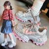 2025 Primavera Niños y Niñas Nuevo Zapatilla Ligera Torre Zapatos sneaker Niño Grande Mostrar Zapatos Ligeros para Correr