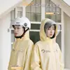 Impermeable Largo Engrosado de EVA para Mujer, a Prueba de Tormentas de Cuerpo Completo, Diseño Integrado para Estudiantes, Hombres, Adultos, Adecuado para Vehículos Eléctricos y Senderismo al Aire Libre