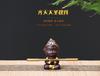 Adornos de aro dorados Ruyi de metal personalizados, hechos a medida, de Sun Wukong, de aleación de zinc, para pecera, adornos paisajísticos, té