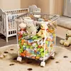 Caja de Almacenamiento Transparente para Juguetes, Organizador de Snacks, Cesta de Plástico para Ropa, Cubo de Almacenamiento, Cubo de Almacenamiento para Juguetes Infantiles