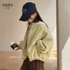 Chaqueta de Cuero para Niñas YOJIA, Moda Otoño 2026 Estilo Coreano de Motocicleta para Niños, Ropa de Otoño para Niños