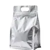 Bolsas para Envasado de Té con Impresión de Logo, Sellado de Ocho Lados, para Da Hong Pao, Pasteles de Té Blancos y Rojos, Pu'Er, Bolsas Autosellables de Pie con Lámina de Aluminio, En Stock