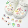 Tamancos Fofos e Fashion Estilo Ins Acessórios DIY Fivelas de Sapato Removíveis Flor de Sapatilha de Ballet Desenho Animado Acessórios 3D