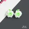 Flores de Peonía y Loto Simuladas, Pinzas para el Cabello de Pegamento de Crema Hechas a Mano para Bricolaje, Imanes para Refrigerador, Dijes para Zapatos, Materiales y Accesorios