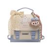 Bolso Texturizado 2025 Nuevo Bolso Cuadrado Pequeño Lindo Bolso de Hombro Cruzado Estilo Coreano Ins Nicho para Mujer Mochila de Color Contrastante