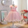 Nuevo Vestido Infantil Lindo y Suave con Lentejuelas y Malla, Vestido para Niñas para Fiesta de Cumpleaños, Vestido de Princesa para Niña