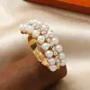 Diseño Transfronterizo Francés Estilo Frío Sentido de Diseño Moda Perla Diamante Flor Irregular Estrella Cachorro Anillo Geométrico