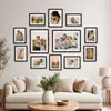 TikTok Marco de Fotos de Madera de 6 pulgadas Decoración de Pared Marco de Fotos Marco de Exhibición Multifuncional Marco de Exhibición de Arte con Cuentas Terminadas al por Mayor