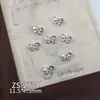 Cadena de Amor de Venta Caliente Transfronteriza Moño Rhinestones para Uñas Plateados Morados Rhinestones Rosa Girly Accesorios de Arte de Uñas con Rhinestones Venta al por Mayor