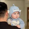 Touca de Bebê Outono Inverno Quente à Prova de Vento Proteção para Orelhas Gorro para Meninos Meninas Estilo Fofo Touca para Recém-Nascido