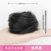 Xuchang peruca cabeça de bola fibra química faixa de cabelo peruca adorno de cabeça flor corda de borracha elástica faixa de cabelo liso corda de cabelo real cabelo humano falso