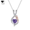 Knn-549 Collar de Moda de Lujo Ligero Estilo Mamá, Cadena para Clavícula Incrustada con Diamantes para el Día de la Madre Transfronteriza, Cadena Lateral que No se Desvanece
