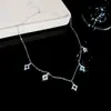 Set de Collar y Anillo Abierto con Forma de Estrella de Zirconia Chapado en Oro de 18 Quilates 2026 Nuevo Exquisito Lujo Temperamento Joyería