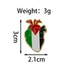 Broches de la Serie de Banderas de Palestina Transfronterizas, Insignias Metálicas Personalizadas con Forma de Puño y Pájaro, Accesorios para Ropa en Stock