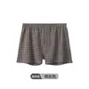Calzoncillos tipo bóxer a cuadros para hombre de moda Ajuste holgado Ropa interior para hombre Calzoncillos tipo bóxer a cuadros para hombre