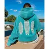 2025 Aliexpress Amazon Comercio Exterior Suministro Moda Casual Europea y Americana Sudadera con Capucha Tabla de Surf Sudadera con Estampado de Tortuga