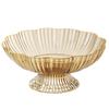 Luz de luxo em forma de flor de pé alto Bandeja de drenagem de alto valor Sala de estar doméstica mesa de centro drenante Bandeja de frutas high-end Cyber Celebrity Fruit Basket Fruit Pot