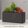 Maceta de cerámica con forma de flor carnosa, con diseño geométrico y personalidad, ideal para oficina, escritorio, plantación verde, pequeña.