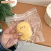 Brinquedo Criativo de Aperto para Alívio de Estresse Torrada Pão Pequeno Pingente Chaveiro de Mochila Brinquedo Versátil Divertido Pingente Pequeno Ornamento