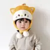 Gorra de aviador piloto de invierno para niños mayores, a prueba de viento para exteriores, otoño e invierno, protección para las orejas con forro polar, cálida para niñas