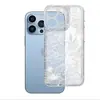 Líneas Elegantes y Contorno Blanco de Rosas, Funda de Teléfono Multi-Transparente Adecuada para iPhone 17/18 Pro Max, Funda Anti-Caídas