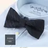 Gravata de lã masculina coreana gravata borboleta de lã festa de casamento noivo padrinho listras bolinhas fábrica atacado