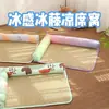Nueva Alfombrilla de Verano para Mascotas Nido de Ratán Pequeños Gatos y Perros Esterilla de Hielo para Dormir Universal Cuatro Estaciones Suministros para Mascotas Transfronterizo