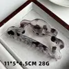 Pinza de pelo de plástico simple con forma de nube para mujer, modelo nuevo de alta gama 2026, accesorio para el pelo tipo pinza de tiburón para la parte trasera de la cabeza