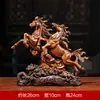 Adornos de caballo doce zodiaco caballo resina creativo hogar sala de estar regalos de inauguración de tienda regalos de manualidades de resina