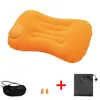 Almohada Inflable de Viaje, Cojín de Oficina, Cojín Cuadrado Inflable, Almacenamiento Plegable Portátil, Almohada Inflable para Exteriores