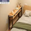 Mesa Lateral Estreita para Uso Doméstico, Mesa de Bar Estreita Ultra, Mesa Longa Reta, Rack de Armazenamento para Sala de Estar, Armário Longo Estreito de Chão, Arte em Ferro