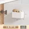 Suporte para armazenamento de filme plástico para porta de armário de cozinha, caixa de armazenamento, prateleira interna de porta de armário montada na parede, armazenamento lateral de geladeira