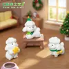Paisaje Micro Lindo Bufanda de Navidad Cachorro Lindo Paisajismo Navideño Accesorios de Decoración DIY Adornos Pequeños de Escritorio