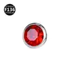 Pernos para Piel Planos F136 de Titanio 5A Europeos y Americanos, Accesorios de Cabeza de Clavo Incrustada, Pernos para Injertos de Piel, Joyería para Piercings con Rosca de 0.9/1.2