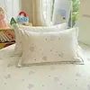 Par de fundas de almohada de algodón puro sencillas para adultos, hombres y mujeres, 48 x 74 cm
