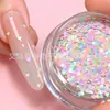 Nuevas Lentejuelas para Uñas Macaron Estrella Corazón Venta Caliente Transfronteriza Lentejuelas de Puntos de Ola Uñas Artísticas DIY Materiales para Uñas Portables