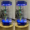 Nuevo gabinete de exhibición de plástico push-pull para mano, gabinete giratorio para productos cosméticos, regalos, acrílico, accesorios de joyería, soporte de exhibición