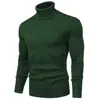Comércio Exterior Europeu e Americano Transfronteiriço AliExpress Malhas Masculinas Outono e Inverno Novo Gola Alta Cor Jovem Camisa Base Suéter para Homens