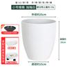 Vaso de Flor Universal Imitação Cerâmica com Acabamento Esmaltado de Alto Brilho, Vaso de Flor Alto de Chão para Varanda, Vaso de Flor de Plástico