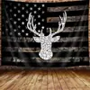 Suministro Transfronterizo de Amazon Tapiz de Bandera de Oso Negro Americano Bandera Decorativa Vintage Desgastada Tela de Fondo para Exteriores