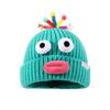 Sombrero para Mujer Feo Lindo Divertido Dibujo Animado Boca de Salchicha Sombrero de Lana Invierno Cálido Lindo Ropa para Cabeza Grande Tejido Protección para las Orejas Sombrero a la Moda