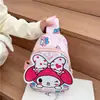 Bolsa Peitoral Infantil, Bolsa Transversal Casual da Moda para Meninos e Meninas, Bolsa de Ombro Pequena Porta-Moedas Fofa de Desenho Animado, Bolsa de Ombro Pequena Mini Tendência e Descolada