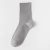 Calcetines Sueltos para Hombre para Verano, Algodón Puro Delgado, Transpirables, No Apretados, Diseño Hueco de Malla, Cómodos, Sin Costuras, Longitud Media