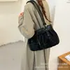 Otoño 2026 Nuevo Estilo Coreano Nicho Chic Simple Plisado Bolso de un Hombro Bolso de Axila de Moda Personalidad para el Viaje Diario de Mujer