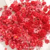 Cabezas de flores artificiales mixtas de 3-10 cm para coronas hechas a mano de bricolaje, tocados, decoraciones de boda, flores de seda y kits de materiales para pasadores de pelo