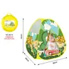 Tienda de Casa Pequeña para Niños con Playhouse y Marco Metálico Reforzado, Castillo de Juguete para Interiores para Niños y Niñas