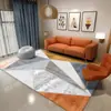 Nueva Alfombra de Piso Sala de Estar Dormitorio Lujo Ligero Alta Calidad Simple Cobertura Total Sofá Alfombra de Piso Grande Mesa de Café Limpiable Alfombra de Mesita de Noche